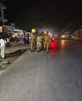 दुर्गा पूजा और दशहरा को लेकर भिटौली पुलिस अलर्ट